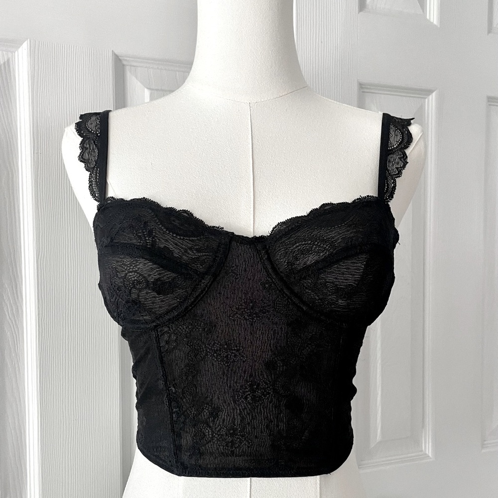& Sunday Lace Corset Top Size 32C - Picture 2 of 7